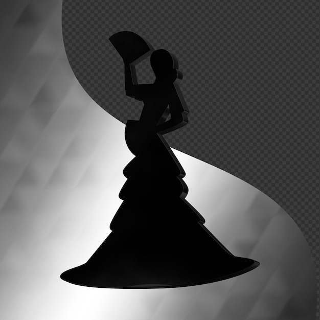 Dit is een prachtig ontworpen 3D-pictogram met een prachtige metallic textuur