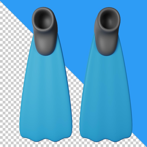 diving 3d icon illustration
