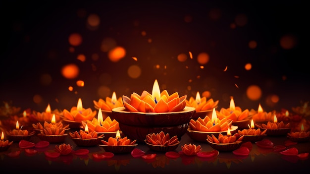 PSD diwali-achtergrond