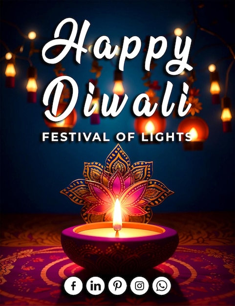 diwali-achtergrondverlichting