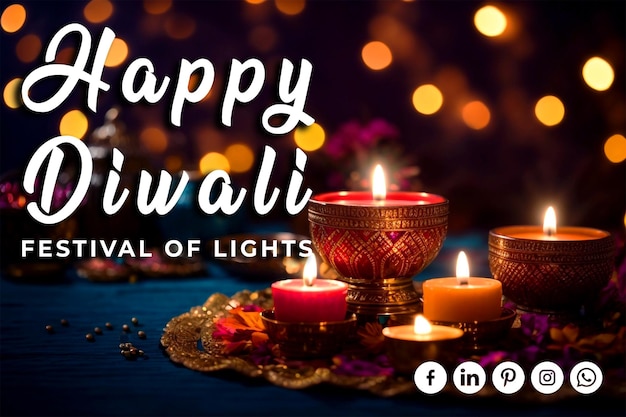 diwali background lighting