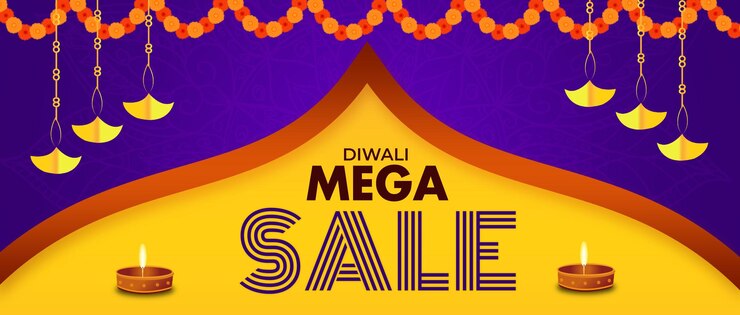 PSD diwali facebook mega sale design
