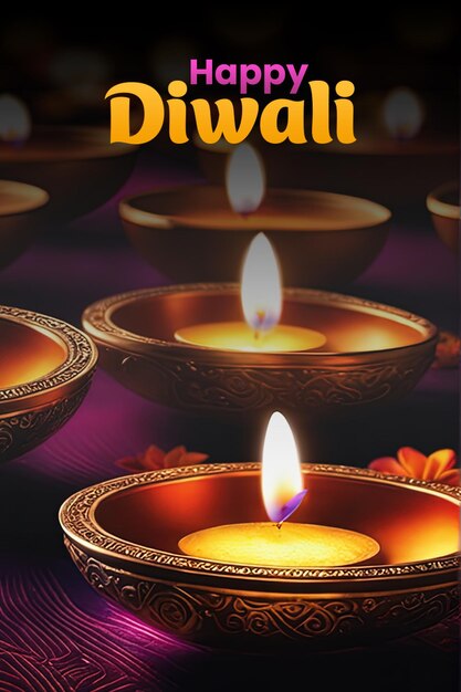 Diwali festival holiday happy diwali creative social media ads diwali festival social media