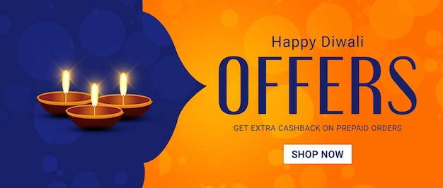 Diwali Festival Sale Facebook-omslagontwerp