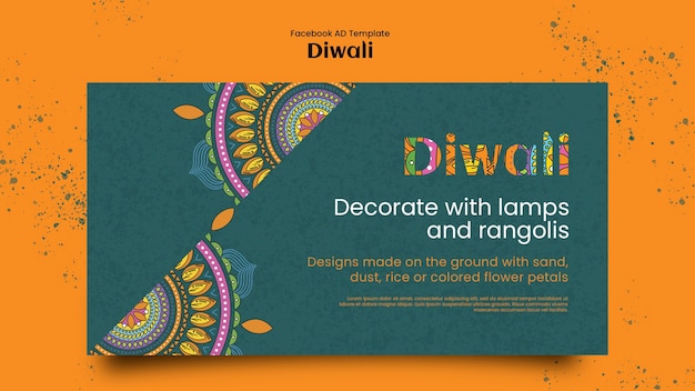 PSD diwali-sjabloonontwerp