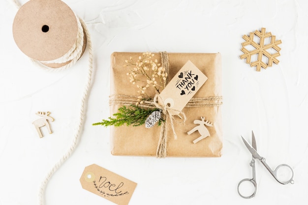 PSD diy present box mockup