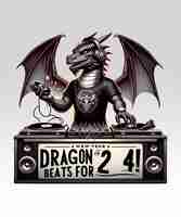 PSD dj dragon beats 24 dragon chinese new year