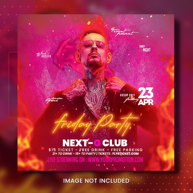 Dj Party Flyer Template