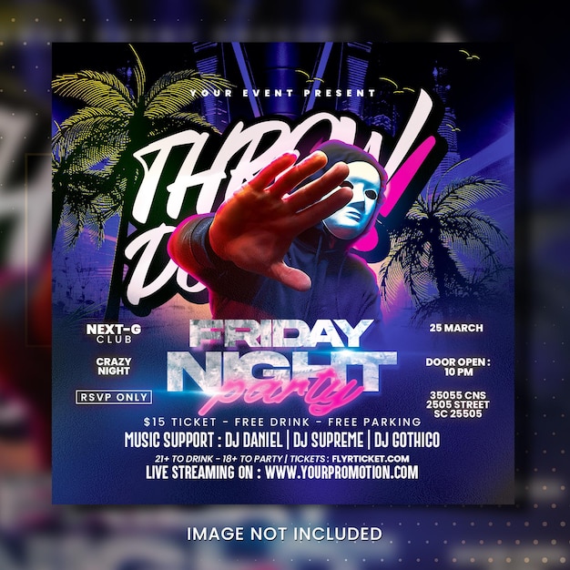 Dj Party Flyer Template