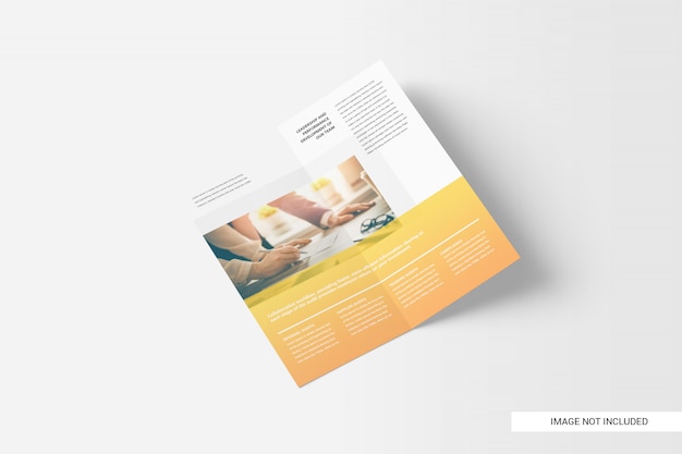 DL Bi-Fold Brochure Mockup