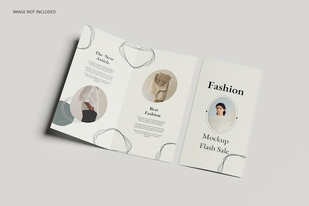 dl bi-fold mockup