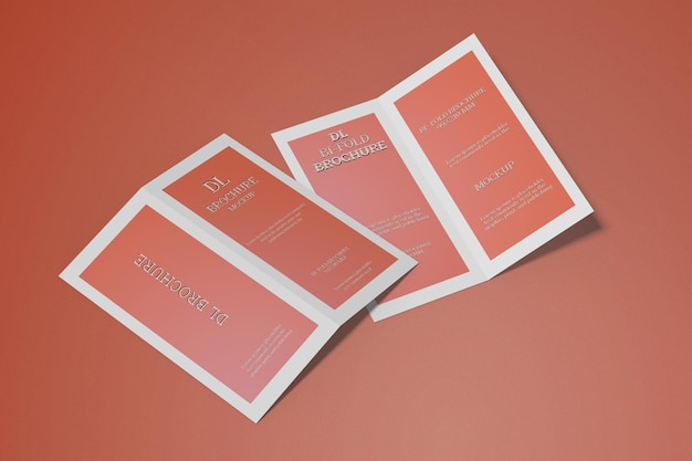 Dl bifold brochure mockup