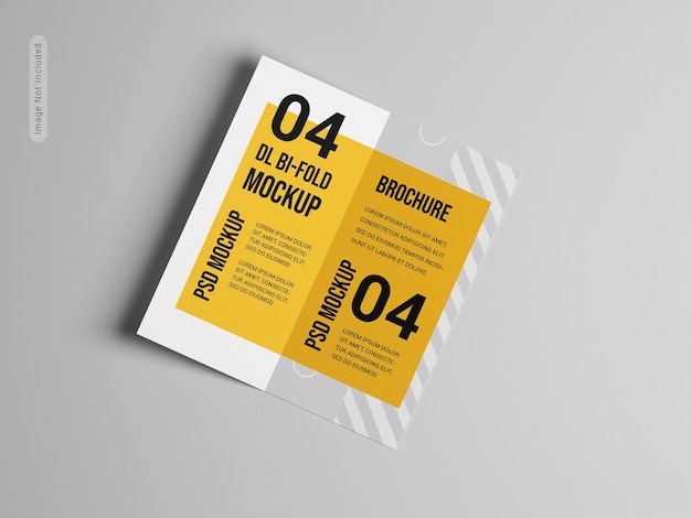 Dl bifold brochure mockup