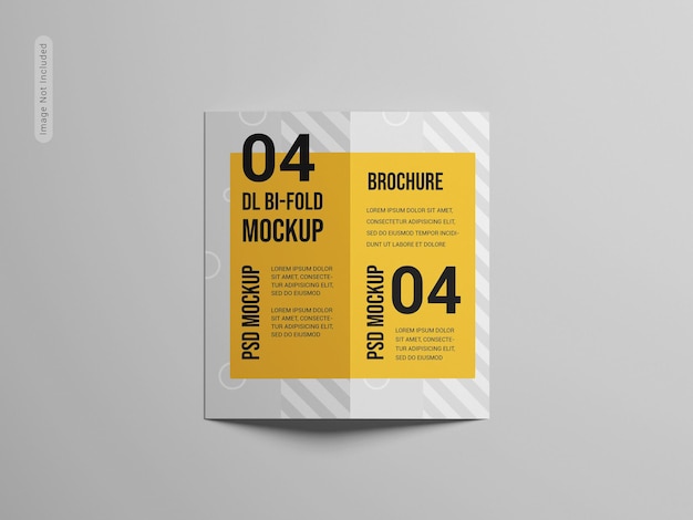 Dl bifold brochure mockup