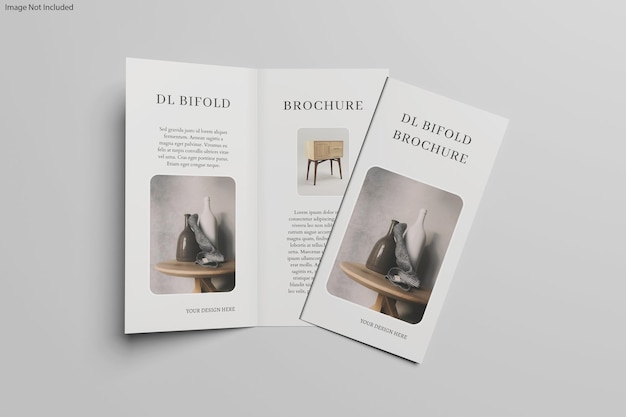 Dl bifold brochure mockup