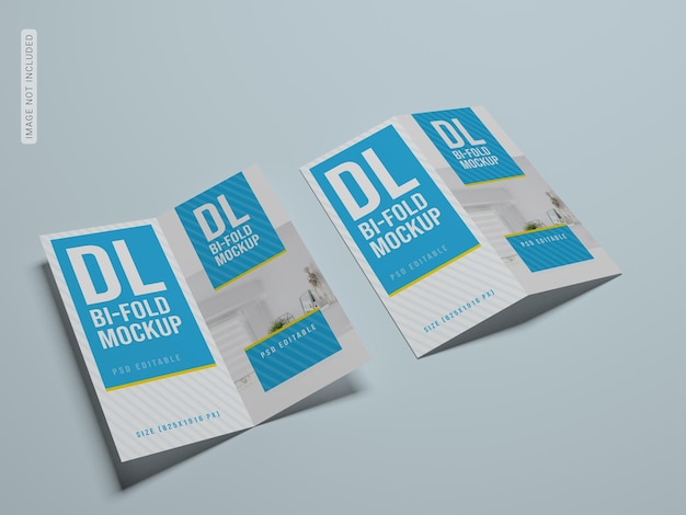 Dl bifold brochure mockup