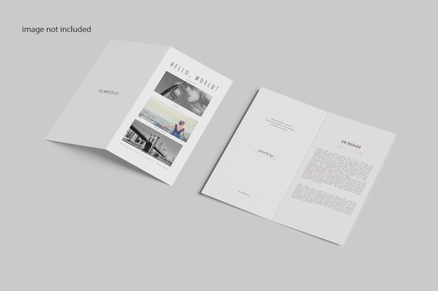 DL Bifold Mockup