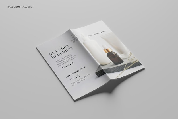 Dl brochure magazine mockup