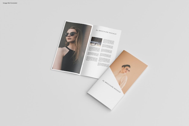 PSD dl brochure mockup