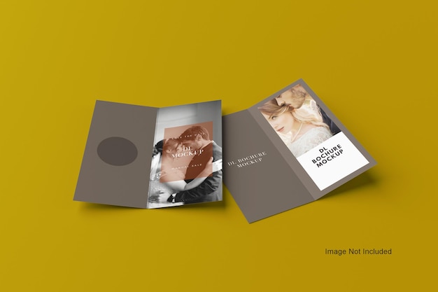 PSD dl brochure mockup