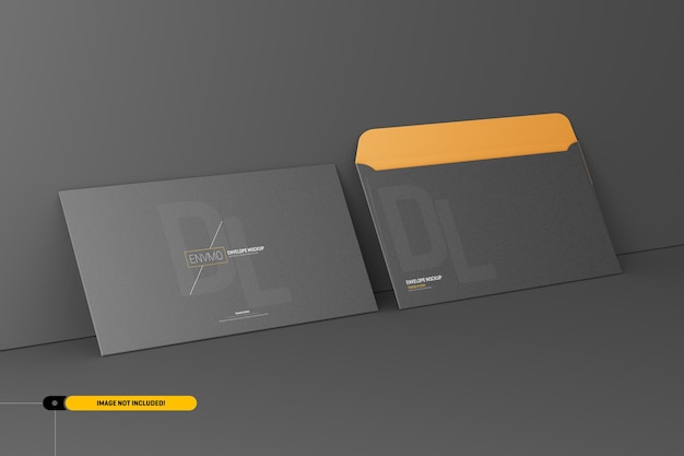 Dl envelop mockup