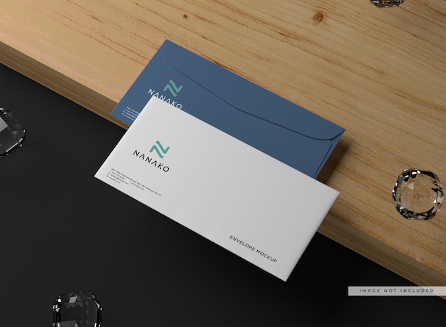 Mockup di carta busta dl