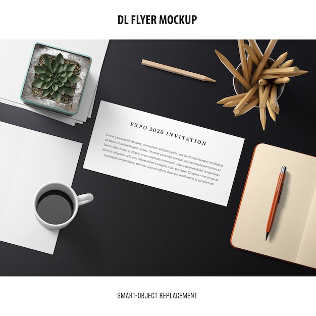 DL Flyer Mockup