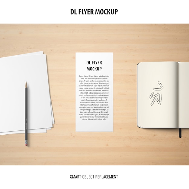 dl flyer mockup