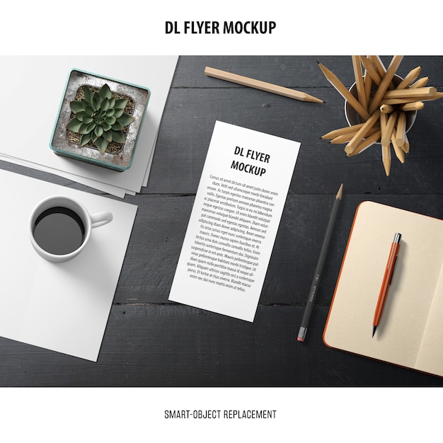 dl flyer mockup