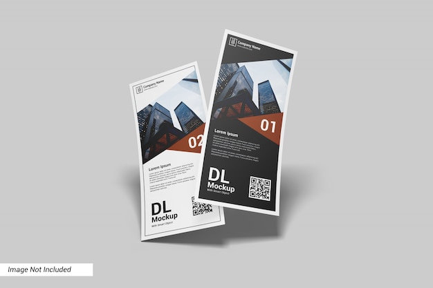 PSD dl flyer mockup