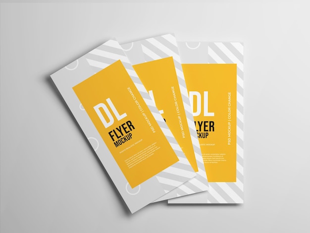 DL flyer mockup