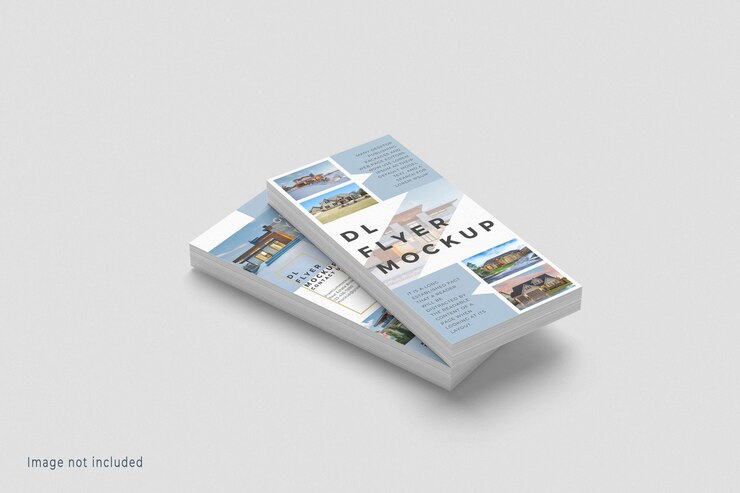 DL flyer mockup