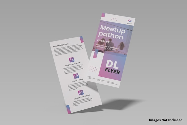 PSD dl flyer mockup