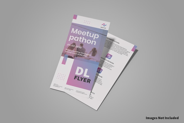 PSD dl flyer mockup