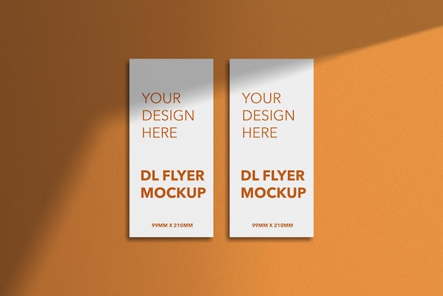 PSD dl flyer mockup