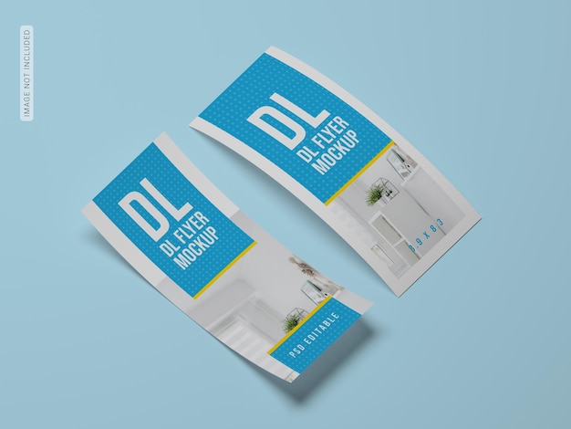 Dl flyer mockup