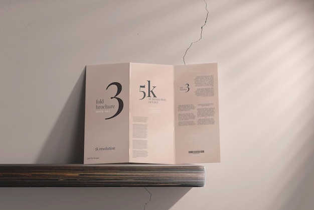 DL-formaat TriFold-brochuremodel