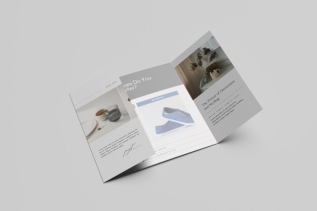 Мокет флаера DL gate fold