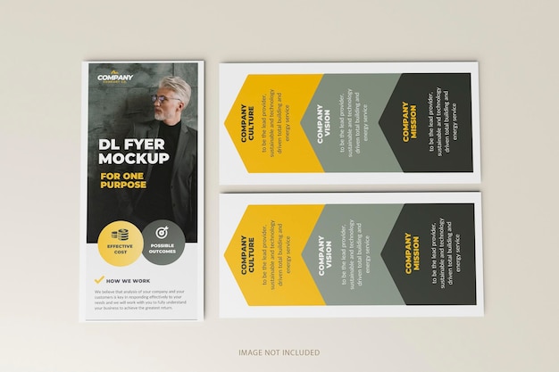 Dl leaflet mockup