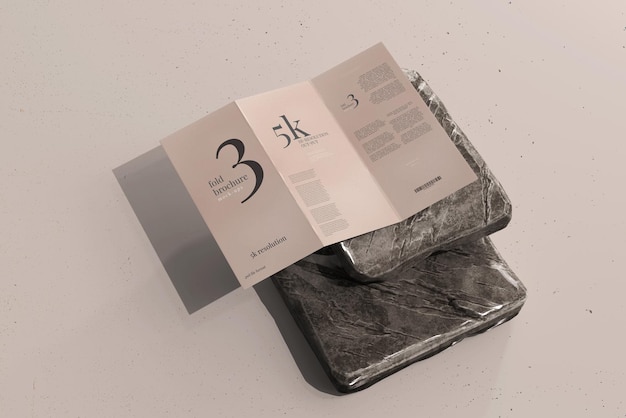 DL Size TriFold Brochure Mockup