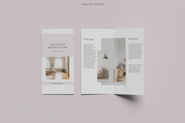 DL tweevoudige mockups