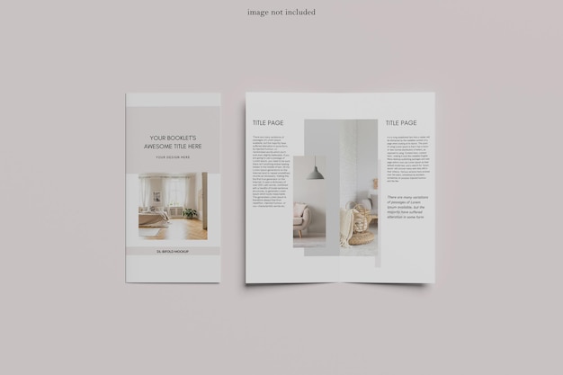 DL tweevoudige mockups