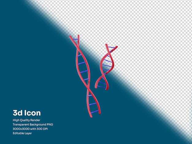 PSD dna biometrische structuur 3d illustratie