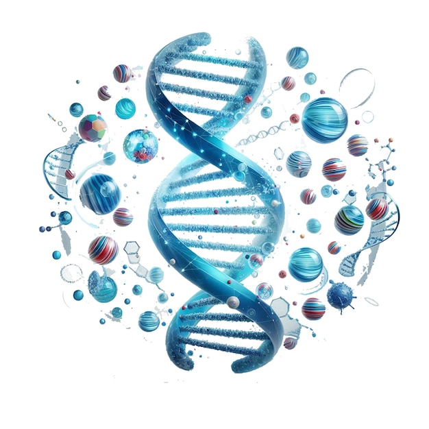 PSD dna hand drawn icon image