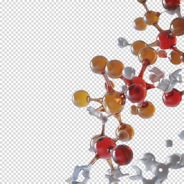 PSD dna isolated on transparent background