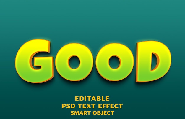 Dobry projekt efektu tekstu 3D