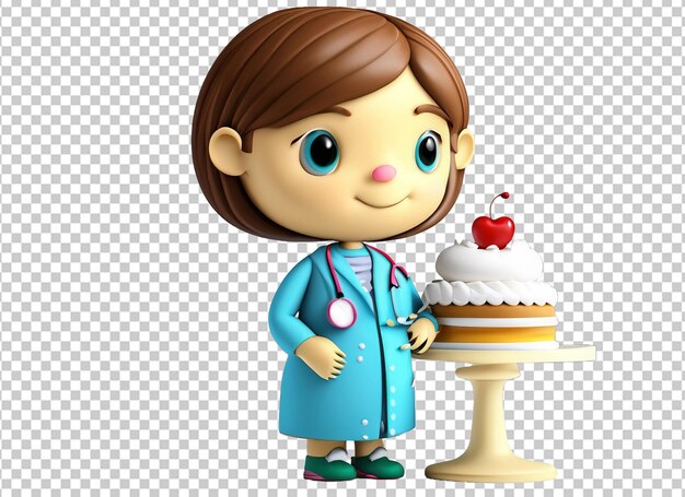 PSD doctor concept cake