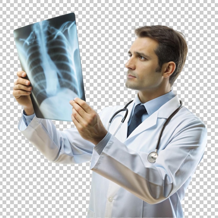 PSD доктор, изучающий xray