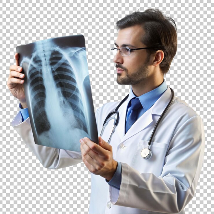 PSD доктор, изучающий xray