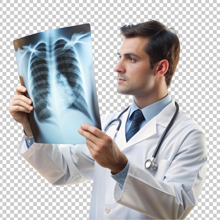 PSD доктор, изучающий xray
